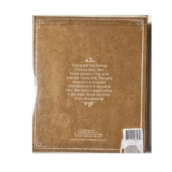 NIP Set of 20 Paper Party Straws In 4 Fun Designs - Picture 5 of 9